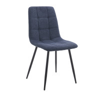 Sillas Astrid pack de 4 tapizadas con patas metálicas