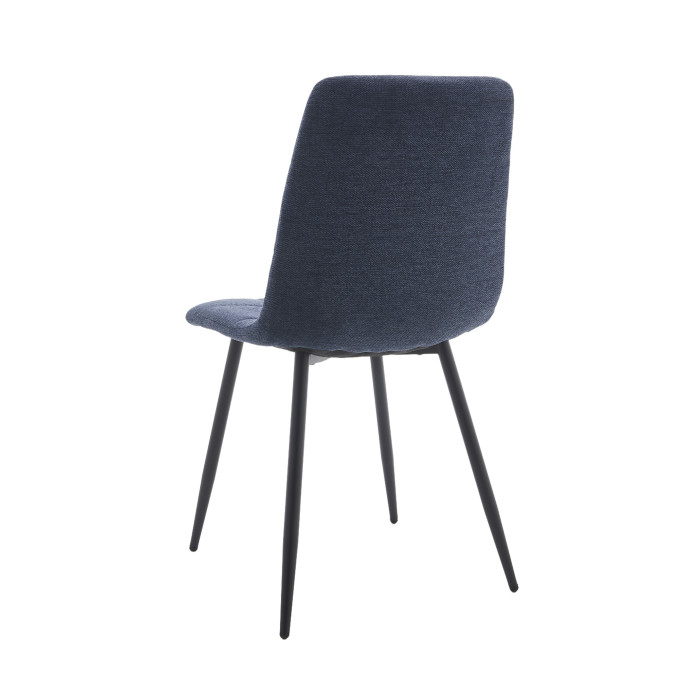 Sillas Astrid pack de 4 tapizadas con patas metálicas
