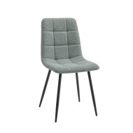 Sillas Astrid pack de 4 tapizadas con patas metálicas