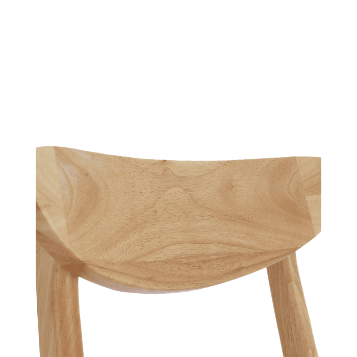Elegante Pack de 2 Sillas de Comedor Dover - de Tela y Madera Natural