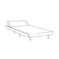 Sofá cama Pegaso 2 plazas