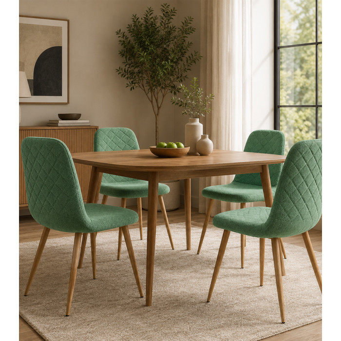 Pack de 4 Sillas de Comedor Suiz - Diseño Moderno y Elegante