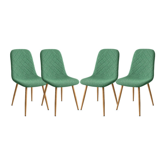 Pack de 4 Sillas de Comedor Suiz - Diseño Moderno y Elegante
