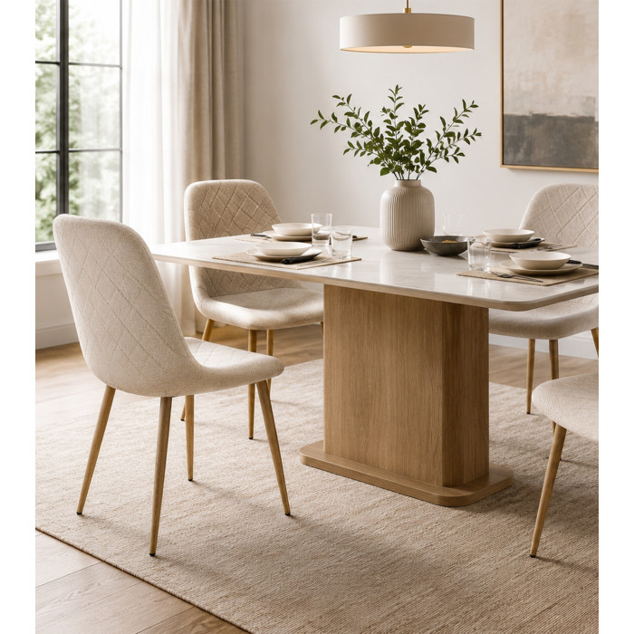 Pack de 4 Sillas de Comedor Suiz - Diseño Moderno y Elegante