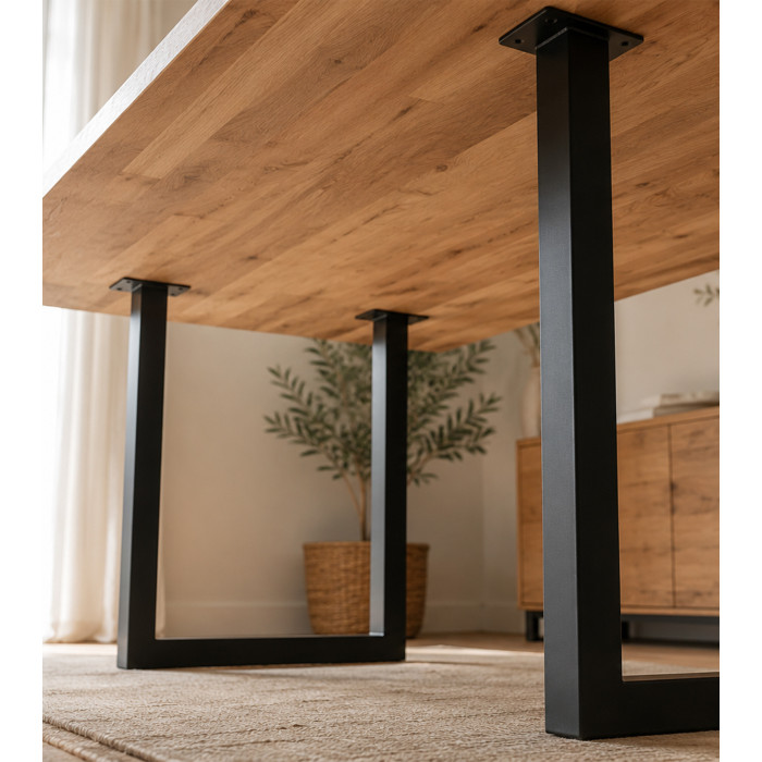 Patas U para mesa pack de 2 unidades