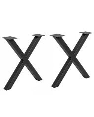 Patas X para mesa pack de 2 unidades