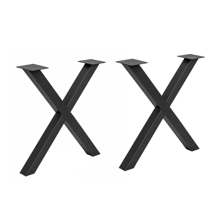 Patas X para mesa pack de 2 unidades