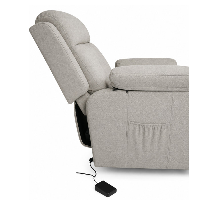 Butaca relax Nuba – Power Lift eléctrico y sistema cero pared
