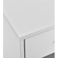 Pack de 2 mesitas de noche Silva blancas con cajón