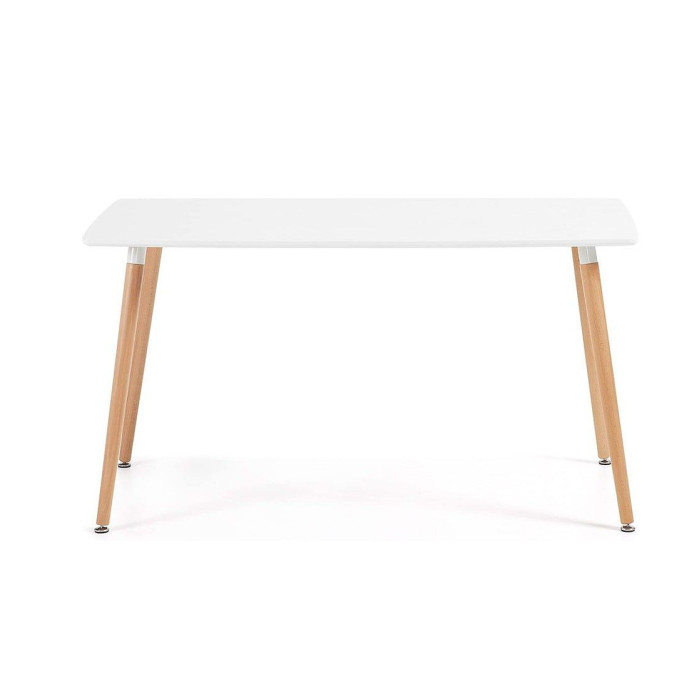 Pack mesa Nórdica blanca 120 cm con 4 sillas Tulipa