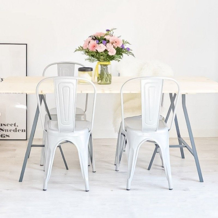 Pack 4 sillas TOLIX de comedor o cocina