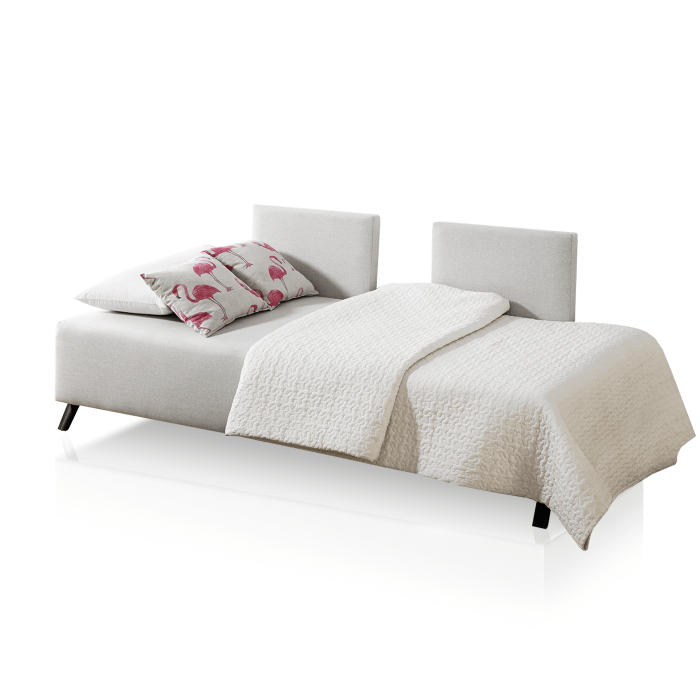 Sofá Cama infantil-juvenil con estampado de flamencos