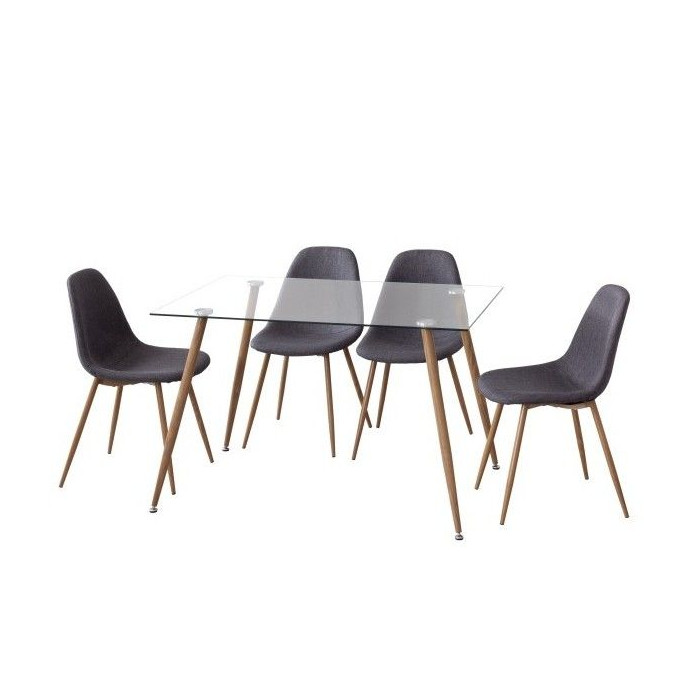 Pack de 4 sillas KOS, estilo nórdico Pack de 4 sillas KOS, estilo nórdico