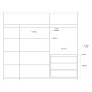 estante interior armario