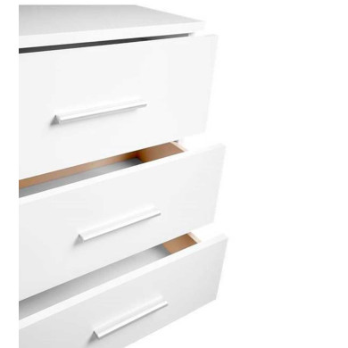 Mesita de noche CUBE 3 – Mesilla de 3 cajones moderna