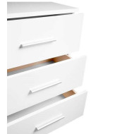 Mesita de noche CUBE 3 – Mesilla de 3 cajones moderna