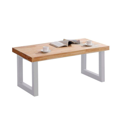 Mesa de centro elevable DAREK, madera industrial Mesa de centro elevable DAREK, madera industrial