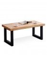Mesa de centro elevable DAREK, madera industrial
