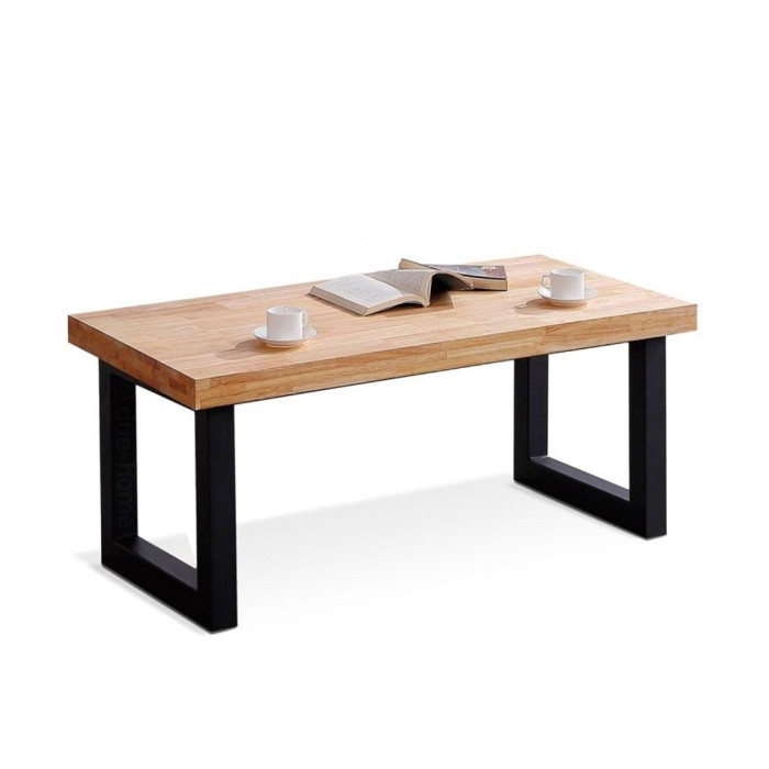 Mesa de centro elevable DAREK, madera industrial