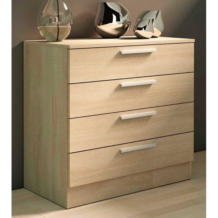 Cómoda de 4 cajones CUBE, funcional y atemporal