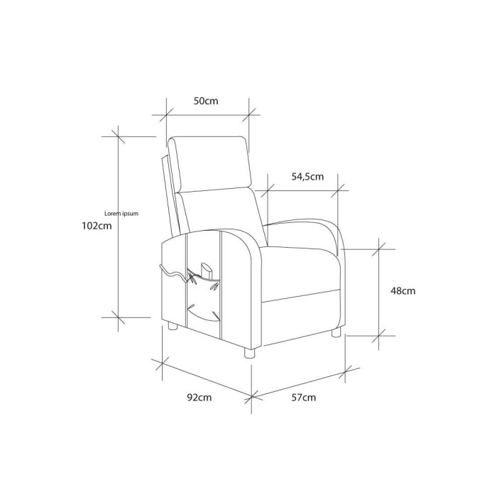 Sillón relax elevable y motorizado elegancia y comodidad - Cambia Tus Muebles