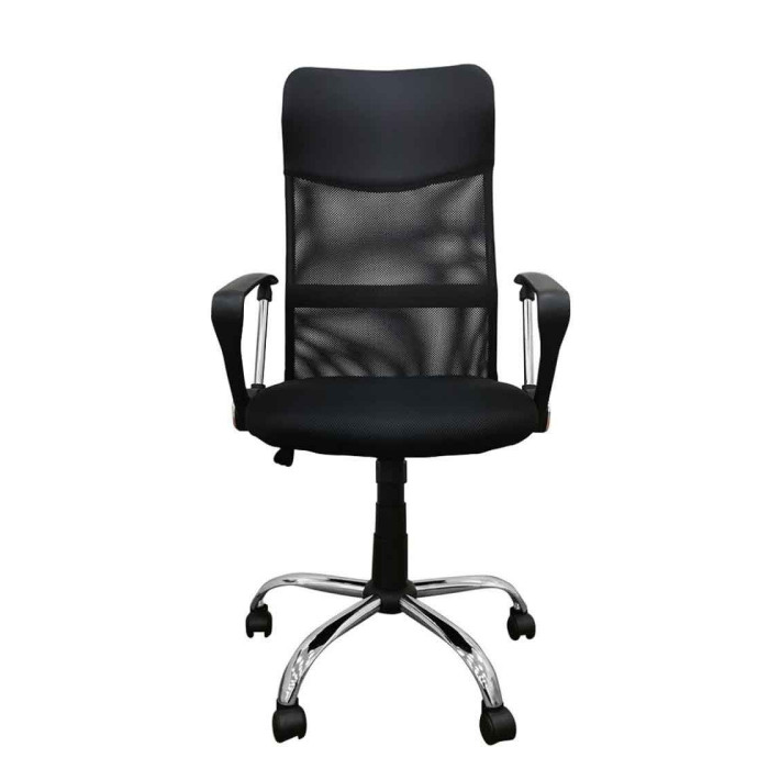 Silla de escritorio Jasper, ergonómica y tapizada