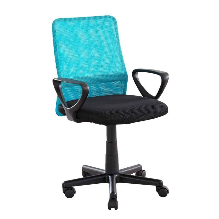 Silla de escritorio tapizada Maya, con tejido 3D