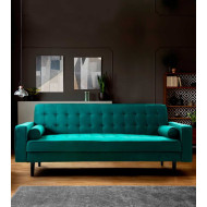 Sofá cama terciopelo antimanchas GREEN
