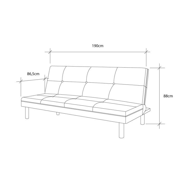 Sofa cama clic clac al mejor precio - Cambia Tus Muebles