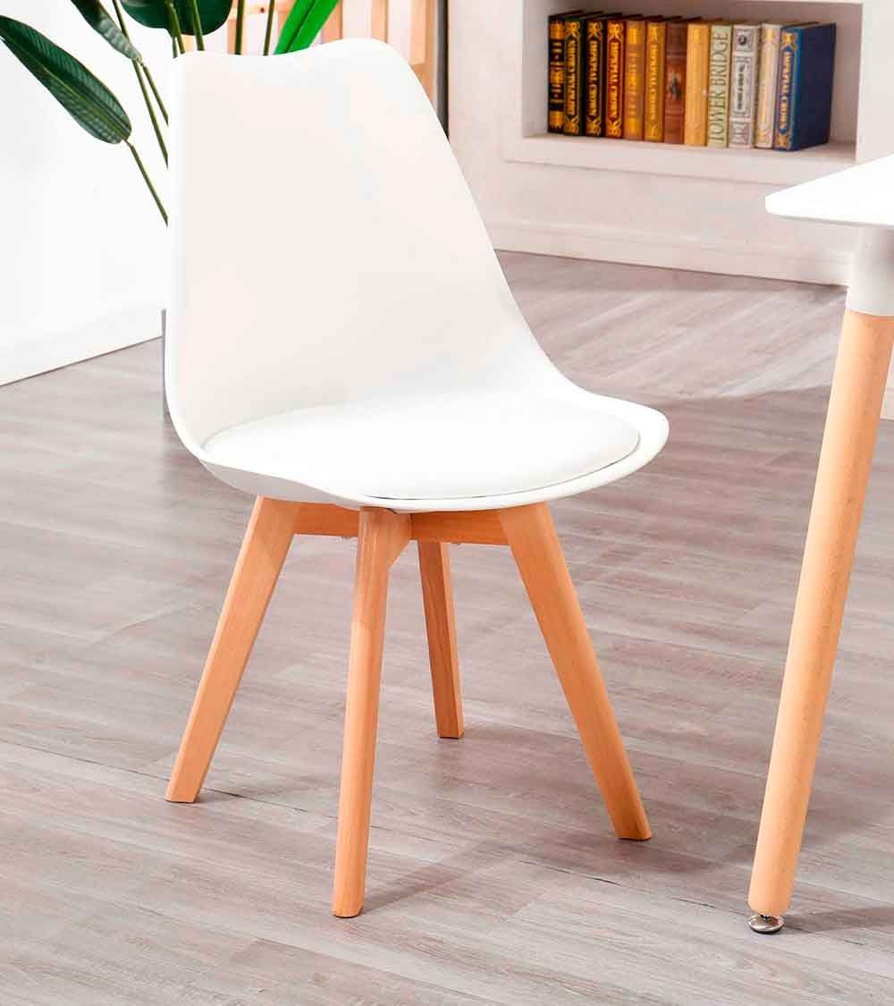 Sillas estilo nórdico baratas, Pack 4 sillas TULIPA Cambia Tus Muebles