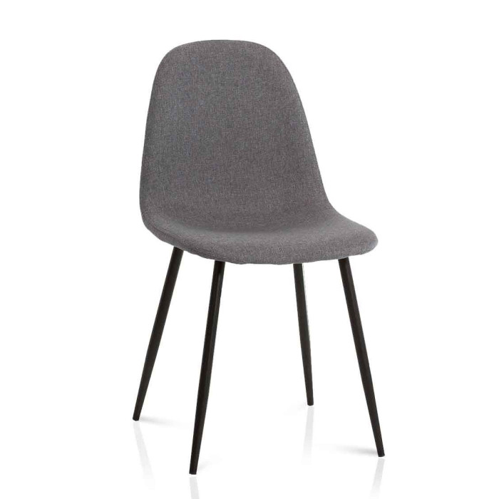 Sillas de comedor de terciopelo SWEDEN - Pack 4 Uds.