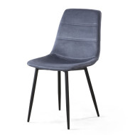 Sillas comedor terciopelo DENMARK - Pack 4 Uds.