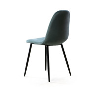 Sillas de comedor de terciopelo SWEDEN - Pack 4 Uds.