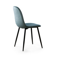 Sillas de comedor de terciopelo SWEDEN - Pack 4 Uds.