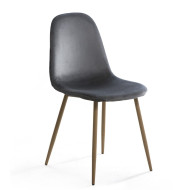 Sillas de comedor de terciopelo SWEDEN - Pack 4 Uds.