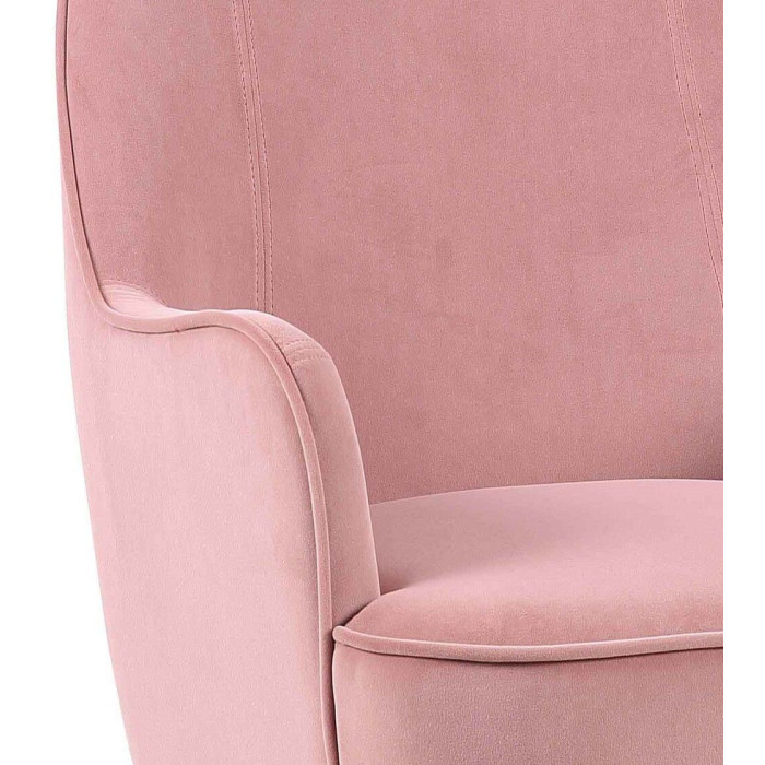 Butaca de terciopelo AMBERES con pata negra o dorada | Cambia Tus Muebles