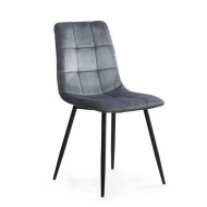 Pack de 4 sillas de comedor de terciopelo ASTRID