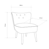 butaca sillón descalzadora nórdica oferta tarragona