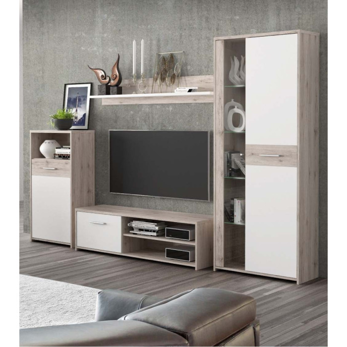 Mueble de salón modular GALENA de 266 cm ancho