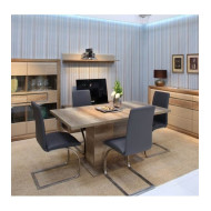 Mesa comedor extensible pata central THEO