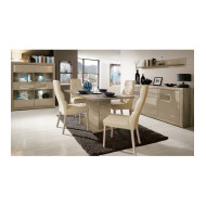 Mesa comedor extensible pata central THEO