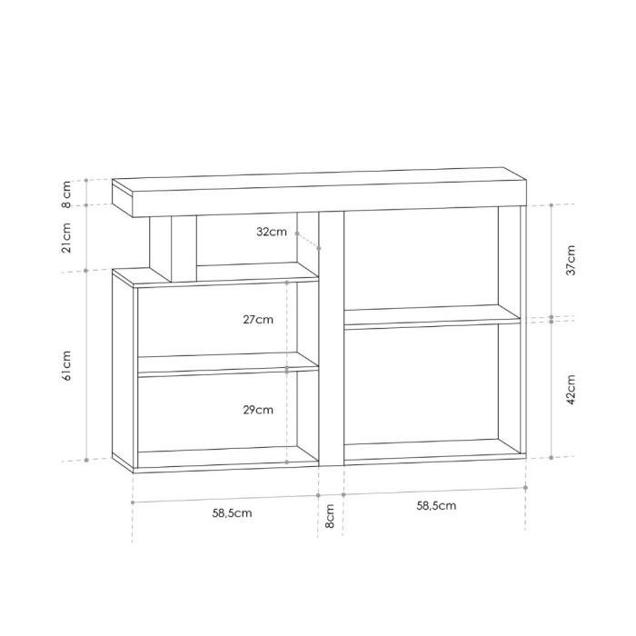Aparador diseño nórdico JELANI