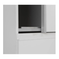 Armario ropero 200 cm puertas correderas + cajonera integrada WINTER2