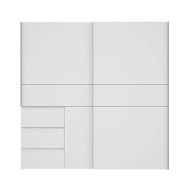 Armario ropero 170 cm puertas correderas + cajonera WINTER2