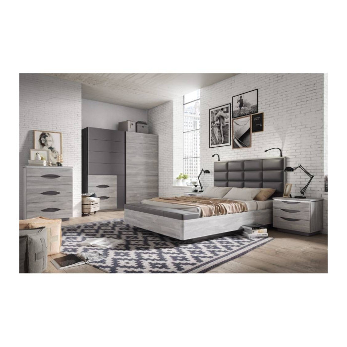 Armario 200 puertas correderas + cajonera SATURN | Cambia Tus Muebles