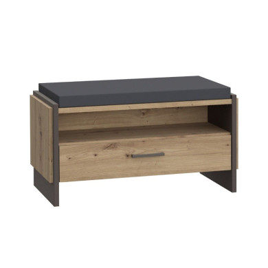 Banco recibidor FRANK de estilo industrial