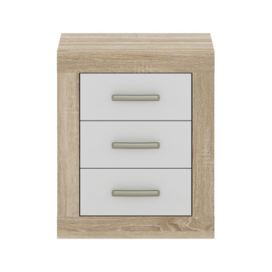 Mesita de noche 3 cajones DORA Mesita de noche 3 cajones DORA