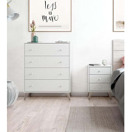 Cómoda 4 cajones blanca CANDY