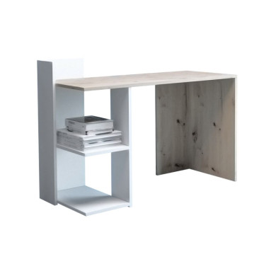 Mesa escritorio industrial con estantería TOKIO II