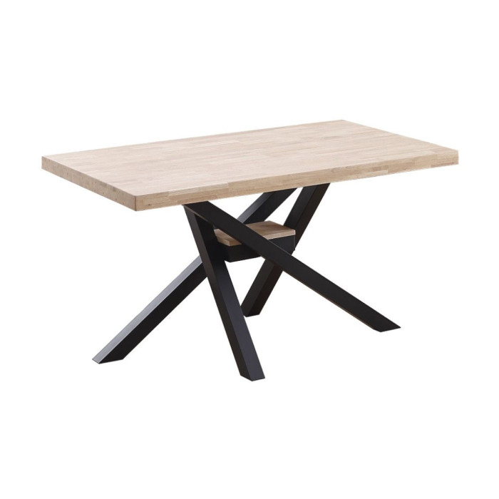 Mesa comedor industrial GAEL patas metal cruzadas